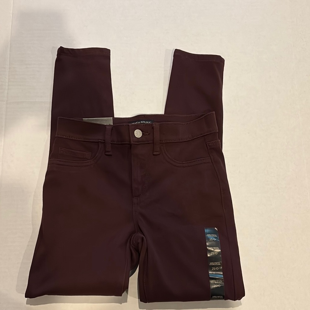 Banana Republic Women's Jeggings - Rich Burgundy